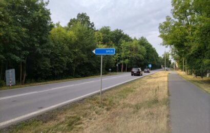 Spojil se bude napojovat na silnici I/36 přes kruhový objezd