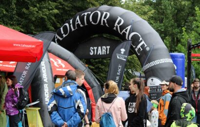 O deštivém víkendu se v Pardubicích sportovalo. V parku Na Špici se odehrál gladiátorský závod