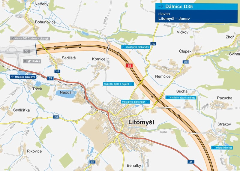 Naděje pro výstavbu D35 okolo Litomyšle? Zástupci ŘSD a Pardubického kraje hledají kompromis s ochránci přírody