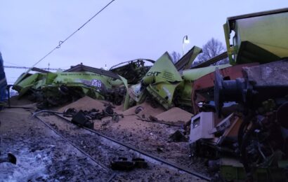 V České Třebové už týden zasahují hasiči u nehody dvou nákladních vlaků