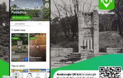 Památník Zámeček Pardubice spojil síly s průvodcem SmartGuide a jako první nabízí funkci rozšířené reality