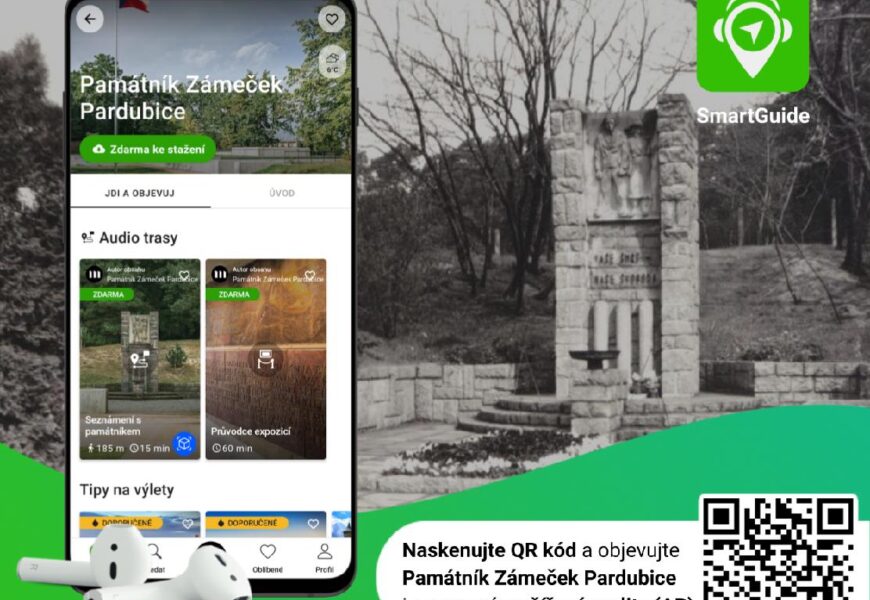 Památník Zámeček Pardubice spojil síly s průvodcem SmartGuide a jako první nabízí funkci rozšířené reality