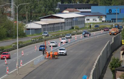 Rekonstrukce čtyřpruhu v Pardubicích je v plném proudu. Během noci na sobotu se má řidičům otevřít první polovina