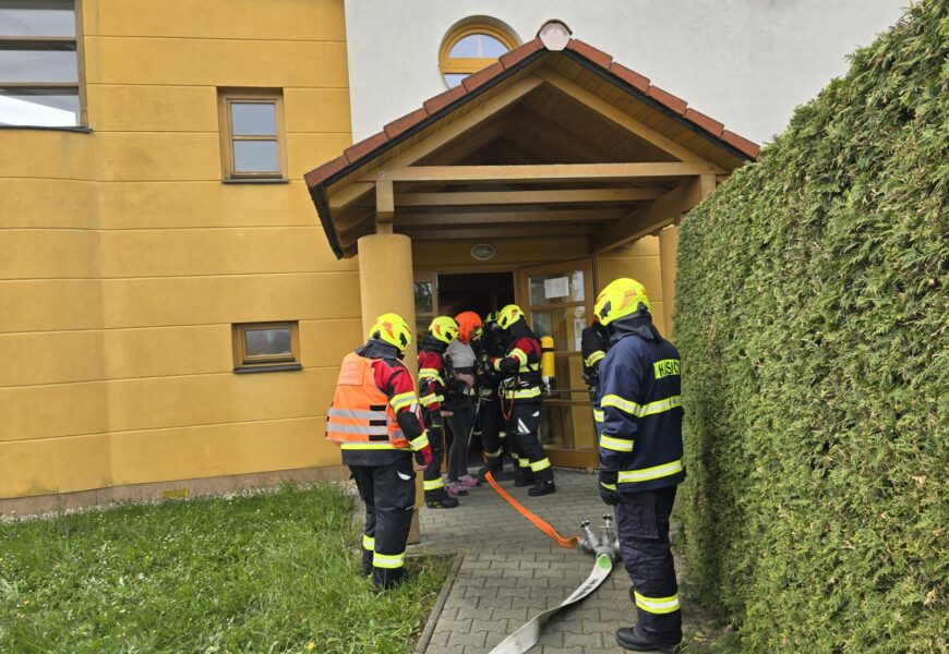 V Senior centru v Moravanech hořelo. Naštěstí jen cvičně