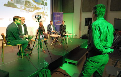 V Pardubicích se diskutovalo jak na obnovitelné zdroje. Talkshow Pro moderní Česko poprvé v Automatických mlýnech