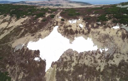 Sněhová mapa republiky má ideální tvar. Na sněhovém poli leží čtyři metry sněhu