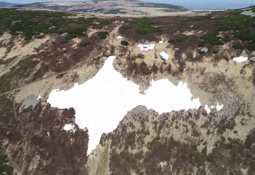 Sněhová mapa republiky má ideální tvar. Na sněhovém poli leží čtyři metry sněhu