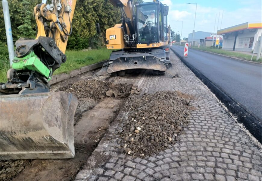 Modernizace silnice I/34 u Poličky je v plném proudu