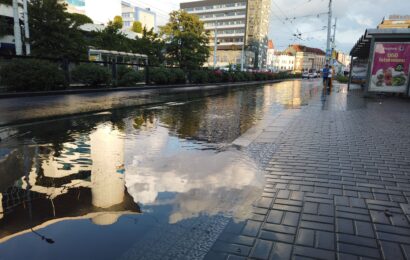 Pardubický kraj zasáhly silné bouře. Pardubice byly doslova pod vodou