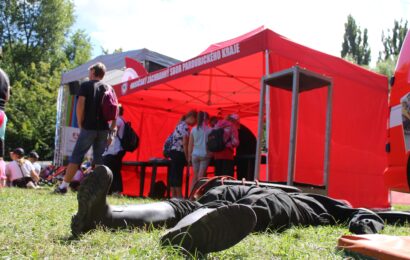 Hasiči, záchranáři a policie. Sportovní park patřil složkám IZS