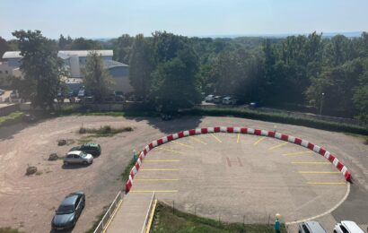 Starý heliport v nemocnici Pardubice slouží jako nové parkoviště