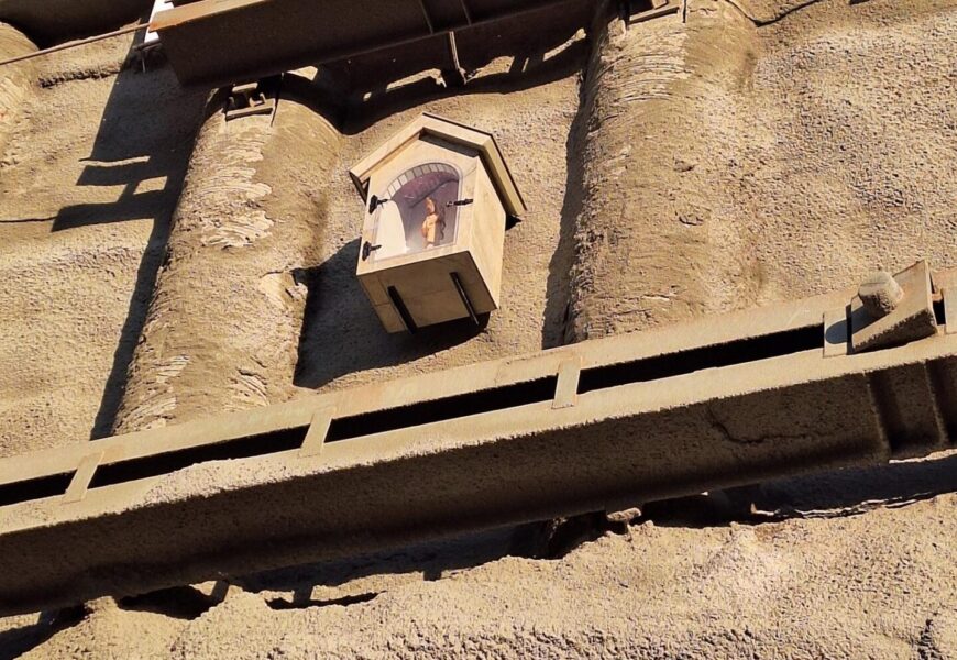 Ražbě tunelu Homole na D35 už dohlíží soška sv. Barborky