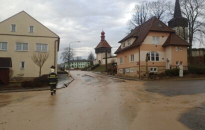 Na Svitavsku zasáhly tři obce lokální záplavy