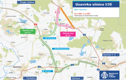 Začala oprava silnice mezi Býští a Chvojencem. Řidiči budou muset po objížďkách