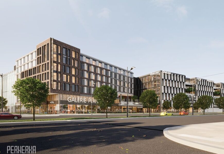 VIDEO V Pardubicích byla zahájena stavba Galerie Pernerka. Slavnostní zahájení doprovázel protest