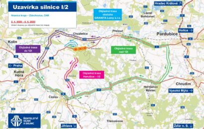 Začala oprava silnice I/2 u Zdechovic. Řidiči budou muset po objížďkách