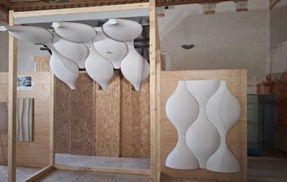 Pod dohledem Evy Jiřičné probíhá výběr detailů společenského sálu na pardubickém zámku  