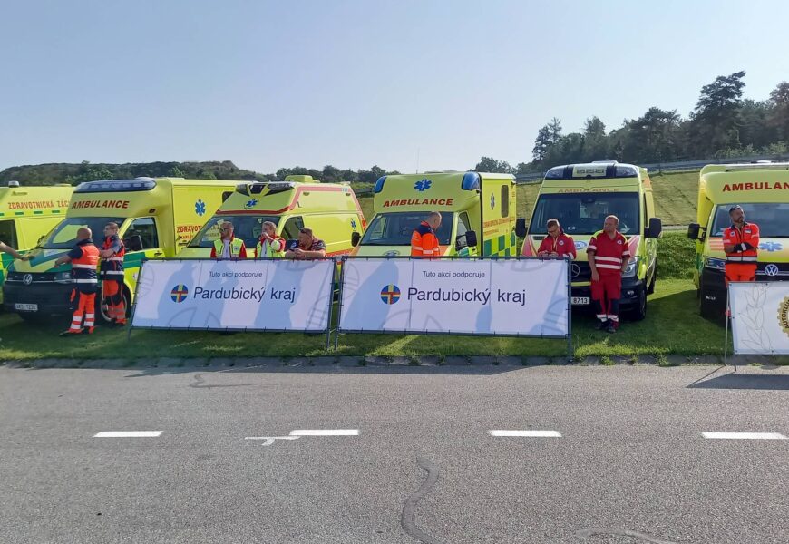Vysoké Mýto opět hostilo nejlepší řidiče záchranek