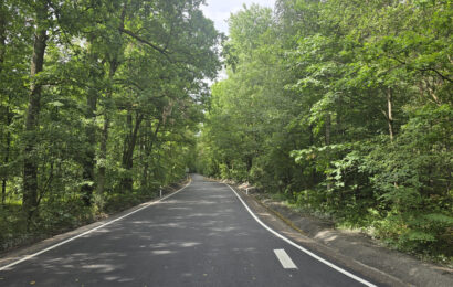 Hotovo. Mezi Břehy a Sopřečí se už jezdí po opravené silnici