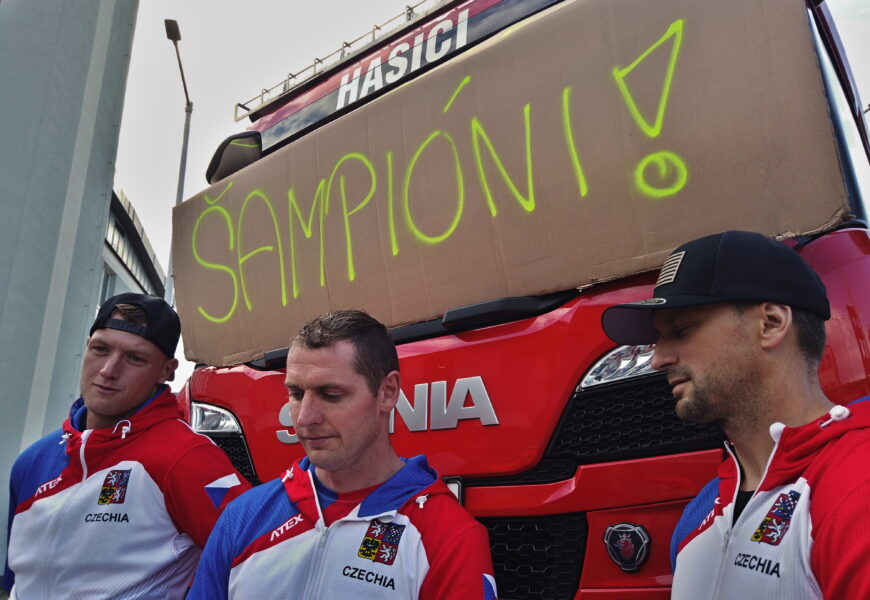 VIDEO: Šampioni přivezli zlato. Pardubičtí hasiči zazářili na Světových policejních a hasičských hrách