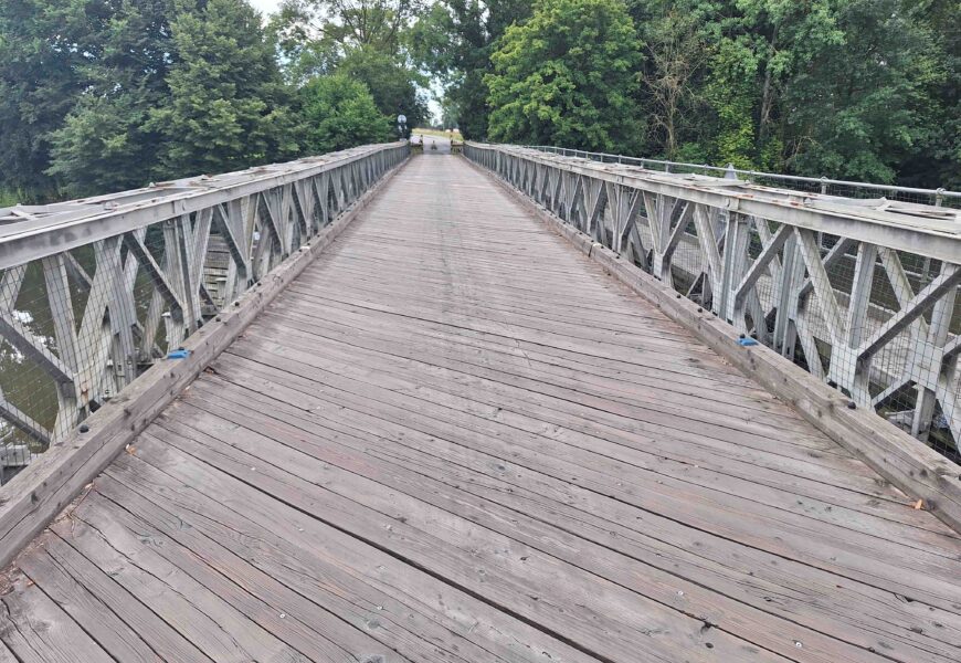 Chráněný most Bailey bridge v Kuněticích čeká oprava