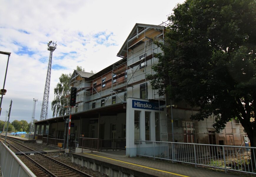 VIDEO: Budova nádraží v Hlinsku prochází komplexní rekonstrukcí