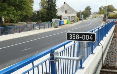 Most v Podlažicích je po rekonstrukci opět v provozu