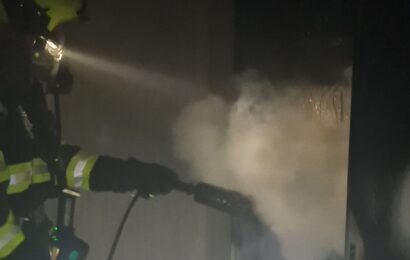 Požár v Atrium Paláci v Pardubicích: hořel rozvaděč se záložními bateriemi v kině