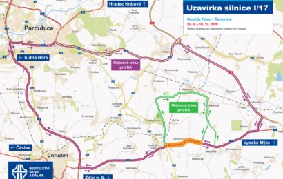 Na silnici I/17 mezi Hrochovým Týncem a Čankovicemi začne oprava. Úsek čeká od zítřka úplná uzavírka Na silnici I/17 mezi Hrochovým Týncem a Čankovicemi začne oprava. Úsek čeká od zítřka úplná uzavírka