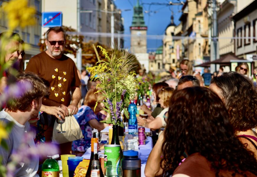 VIDEO: Třída Míru v Pardubicích znovu ožila sousedským setkáním