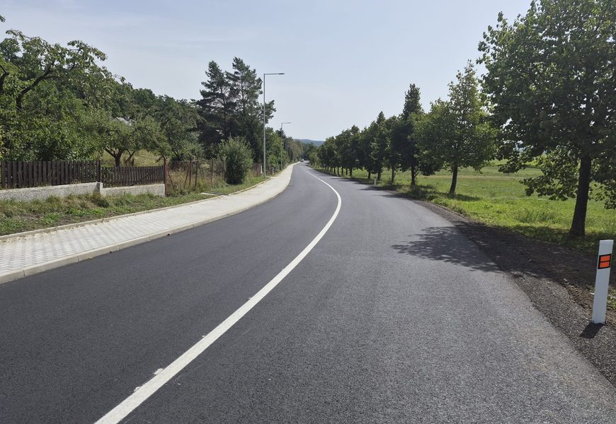Silnice II/310 mezi Žamberkem a Lukavicí je po rekonstrukci otevřená